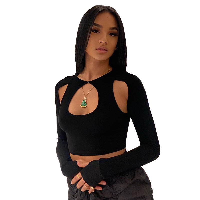 NANUSTYLE™️ | SLIM TOP LANGE MOUWEN