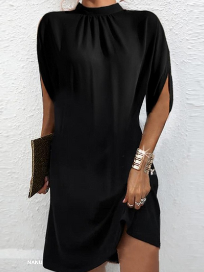 NANUSTYLE ™️ | SPLIT SLEEVE MIDI DRESS