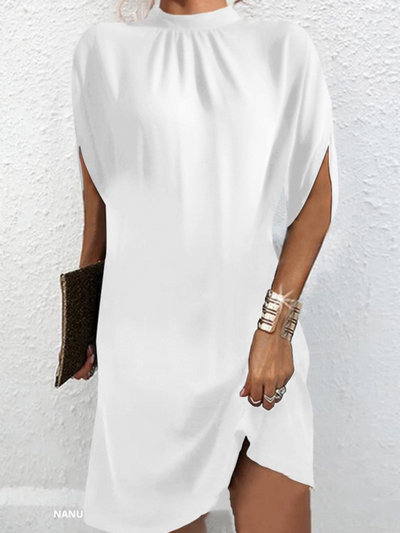 NANUSTYLE ™️ | SPLIT SLEEVE MIDI DRESS