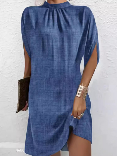 NANUSTYLE ™️ | SPLIT SLEEVE MIDI DRESS