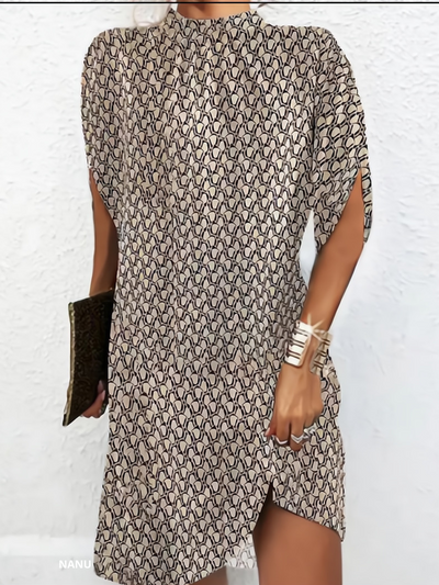 NANUSTYLE ™️ | SPLIT SLEEVE MIDI DRESS