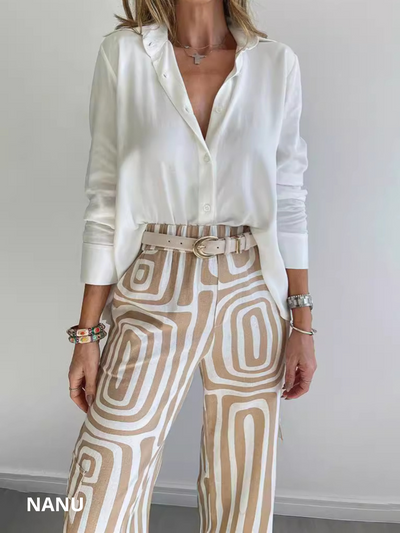 NANUSTYLE ™️ | PANTALON SET MET BLOUSE