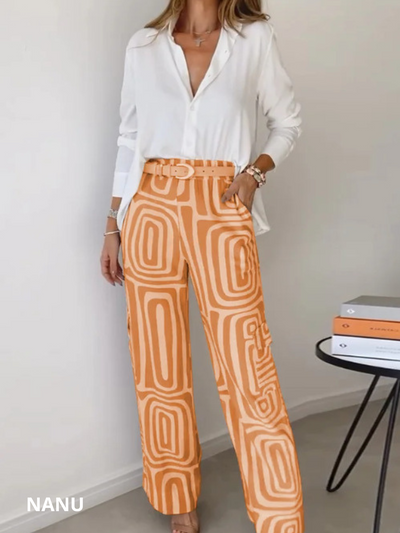 NANUSTYLE ™️ | PANTALON SET MET BLOUSE